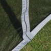 Outsunny 3 x 4m Aluminium Garden Gazebo, Marquee Canopy Shelter Pavilion Party Tent with Nets and Curtains for Garden and Deck, Grey