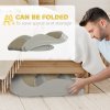 PawHut Foldable Pet Stairs Portable Dog Steps 3-Step Design with Non-slip Mats for High Beds, Sofas, 49 x 38 x 38 cm, Grey