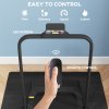 HOMCOM Walking Pad Treadmill, 2.5HP Folding Treadmill, Portable Under Desk Treadmill, Running Jogging Walking Machine, 1-10KM/H, with Remote Control and LED Display