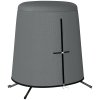 Outsunny Hanging Egg Chair Cover, Outdoor Single Swing Chair Cover, Waterproof Anti-dust Furniture Protector with Zipper, 300D Oxford Fabric for 200 x 230 cm Stand, Grey