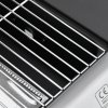 Outsunny 2 Burner Gas BBQ Trolley with Lid, 5.6 kW Gas Barbecue Grill with Wheels, Side Shelves, Black