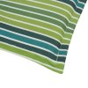 Outsunny Set of 2 Outdoor Garden Patio 2-3 Seater Bench Swing Chair Cushion Seat Pad Mat Replacement 120L x 50W x 5T cm - Green Stripes
