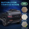 AIYAPLAY Land Rover Discovery Sport Licensed Kids Electric Car, 12V Ride on Car with Remote Control, LED Lights, Music, Horn, for Ages 3-6 Years, Black