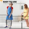PawHut 2 Piece Dog Pen Expansion Pack for 80cm High Pet Playpen with 3 Connecting Stakes, Puppy Pen for Small and Medium Dogs