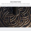 Outsunny 11.5kg Garden Parasol Base, Round Heavy Duty Umbrella Stand Holder, Resin Parasol Stand for 38mm or 48mm Outdoor Umbrella Poles, Bronze Tone