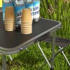 Outsunny 4ft Folding Picnic Table and Chairs, Portable Camping Table and Chairs Outdoor Indoor Use for BBQ Picnic Garden Parties
