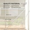 Outsunny 3 x 2 x 2m Polytunnel Greenhouse with Roll-up Sidewalls, Door and 6 Mesh Windows, Walk In Green House with UV-resistant PE Cover, White
