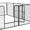 PawHut Dog Pen 12 Panels Puppy Pen Heavy Duty Pet Playpen for Indoor Outdoor for Dogs, Rabbits, Ducks 80cm High