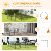 PawHut Dog Pen 12 Panels Puppy Pen Heavy Duty Pet Playpen for Indoor Outdoor for Dogs, Rabbits, Ducks 80cm High