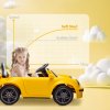 AIYAPLAY Licensed RUF CTR 2017 Electric Car for Kids, Ride On Car 12V Battery Powered Kids Electric Vehicle with Remote Control, Soft Start, MP3 Player, LED Lights, Horn, Yellow