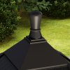 Outsunny 1.3 m Garden Lamp Post Light, LED Outdoor Solar Post Lights, Waterproof IP44 for Patio, Garden, Pathway, Cool White