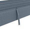 Outsunny Retractable Pergola Roof, Sun Shade Cover, UV30+ Protected Replacement Canopy Fabric for 2.85 x 2m Pergola, Dark Grey