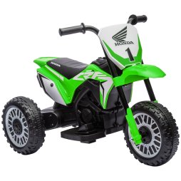 HOMCOM Honda Licensed 6V Kids Electric Motorbike, Three Wheel Ride On Motorcycle Car with Horn, Sound, for Ages 18-36 Months - Green