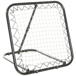 HOMCOM Angle Adjustable Rebounder Net Goal Training Set Suitable For Football, Baseball, Basketball Daily Training Black - 78L x 84W x 65-75H cm