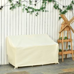 Outsunny 600D Oxford Cloth Furniture Cover, 2 Seater Sofa Protector for Garden Patio, Outdoor, Waterproof, 140L x 84W x 56/94H cm