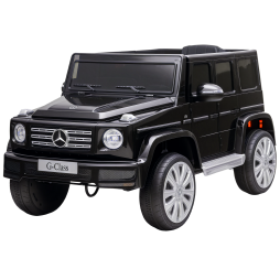HOMCOM Mercedes Benz G500 Licensed 12V Kids Electric Ride On Car  Toy with Parental Remote Control Battery-powered 2 Motors Music Lights MP3 for 3-8 Years Old Black