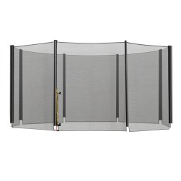 HOMCOM 13ft Trampoline Net Replacement Safety Net Enclosure Net Spare w/ 8 Poles