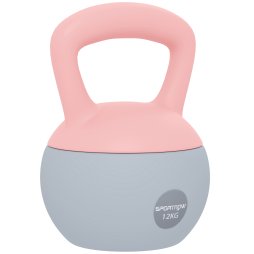 SPORTNOW Soft Kettlebell, 12kg Kettle Bell with Non-Slip Handle for Home Gym Weight Lifting and Strength Training