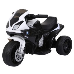 HOMCOM BMW S1000RR Licensed 6V Kids Electric Motorbike 3 Wheel Ride on Motorcycle w/ Headlights Music for 18-36 Months Black