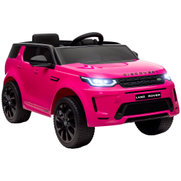 AIYAPLAY Land Rover Discovery Sport Licensed Kids Electric Car, 12V Ride on Car with Remote Control, LED Lights, Music, Horn, for Ages 3-6 Years, Pink