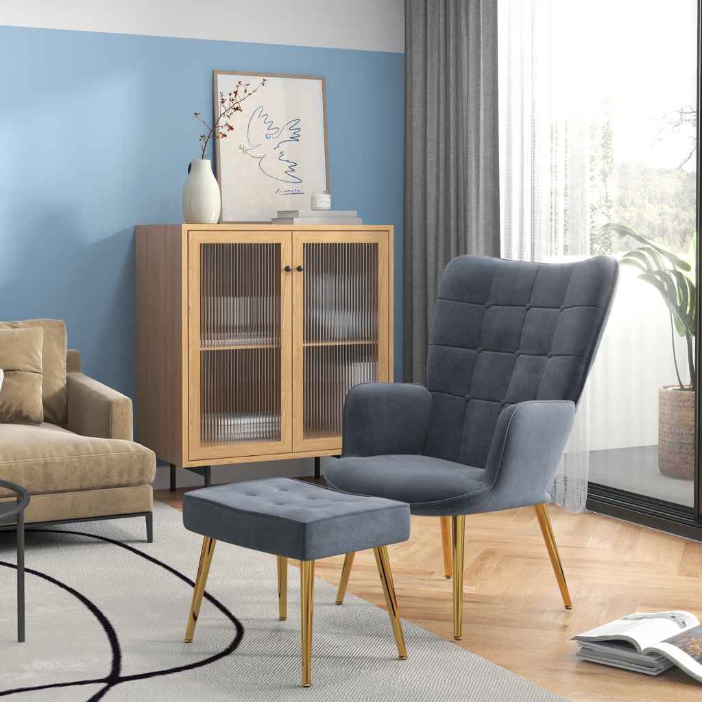 Armchairs with Footstool Image