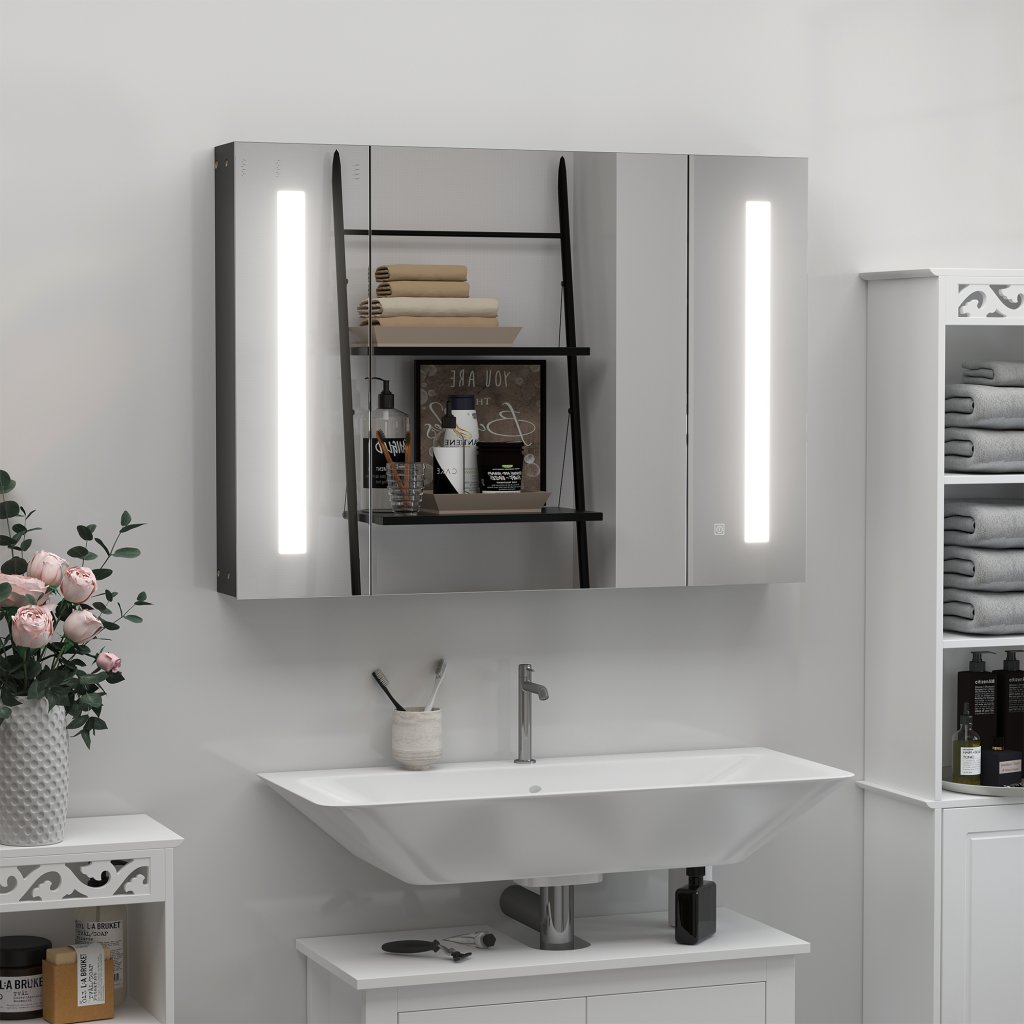 Bathroom Wall Cabinets With Mirror Image