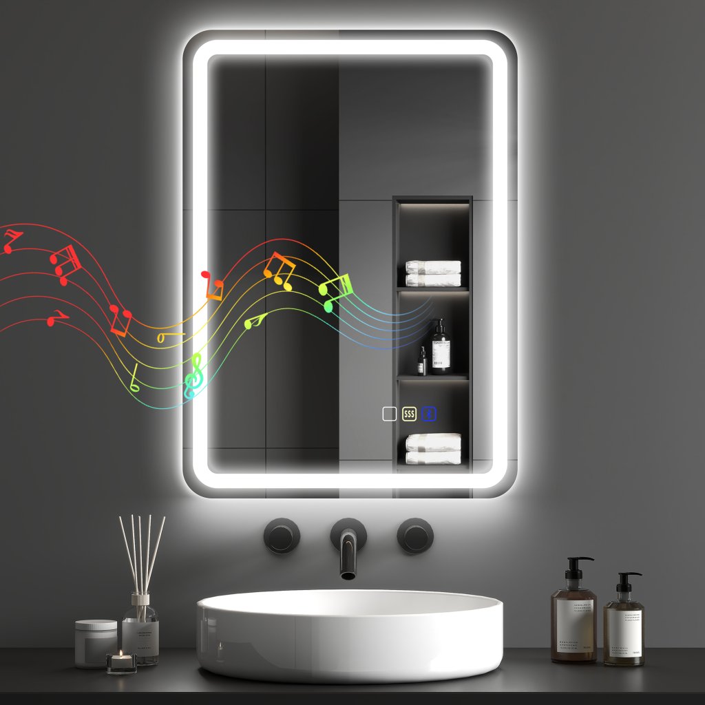 Bluetooth Rectangle Mirrors Image