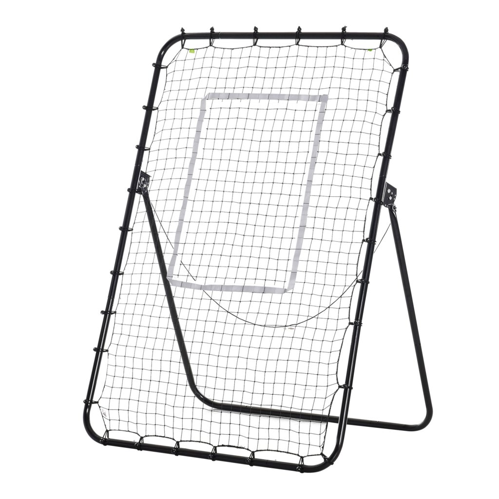 HOMCOM Foldable Football Rebounder Net for Kids & Adults – Adjustable ...