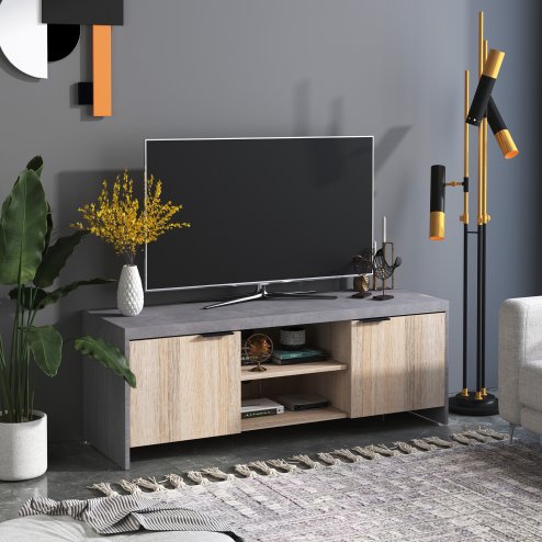 HOMCOM TV Stand for TV up to 55