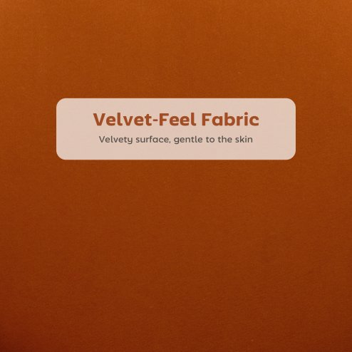 HOMCOM Bar Stools Set of 2, Modern Velvet-Feel Barstools with Petal Backrest and Footrest, Upholstered Breakfast Bar Chairs with Metal Legs for Kitchen Island Counter, Dining Room, Orange