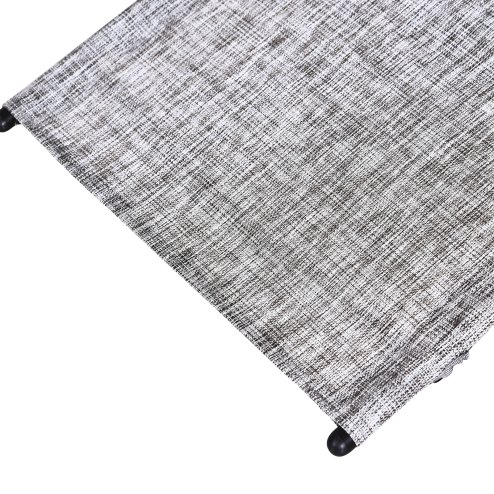 Outsunny Rocking Sun Lounger, Garden Rocking Chair Zero Gravity Lounge Chair, Outdoor Patio Recliner with Padded Pillow and Steel Frame, Grey