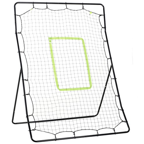 HOMCOM Baseball Rebounder Net Teens Adults Game Spot Softball Training Aid Practise Target Strike Shot Goal Play Image