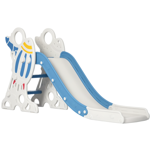 AIYAPLAY Kids Slide Freestanding Toddler Slide Space Theme for Indoor Outdoor Ages 1.5-3 Years - Blue