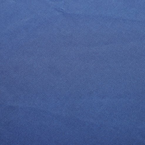 Outsunny Single Person Camping Bed Folding Cot Outdoor Patio Portable Military Sleeping Bed Travel Guest Leisure Fishing with Side Pocket and Carry Bag - Blue