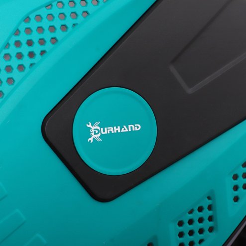 DURHAND 15m Garden Hose Reel Wall Mounted Auto Rewind with 7 Patterns Spray Nozzle, Includes Wall Fixings