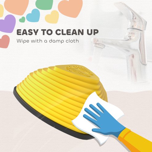 AIYAPLAY Stepping Stones for Kids, 6 Pieces Balance Stones with Non-Slip Wrapping Strips, Outdoor Indoor Stackable Sensory Toys Obstacle Course for Balance and Motor Skills