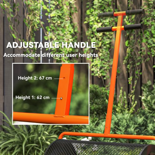 Outsunny Compost Spreader, 24