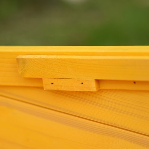 Pawhut Garden Wooden Cat House Outdoor Pet Play Home Waterproof Roof Kitty Shelter Kennel w/ith Door & Window