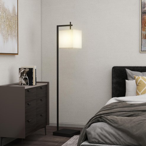 HOMCOM Floor Lamp for Living Room, 66
