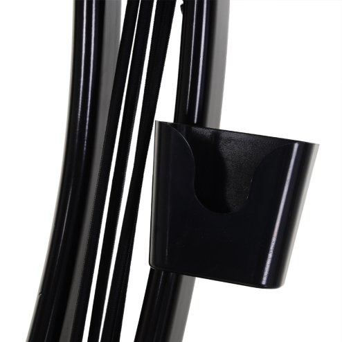 HOMCOM 2-in-1 Folding Exercise Bike, Foldable Stationary Bike with 8-Level Adjustable Magnetic Resistance, Arm Resistance Band, Pulse Sensor and LCD Monitor, Black