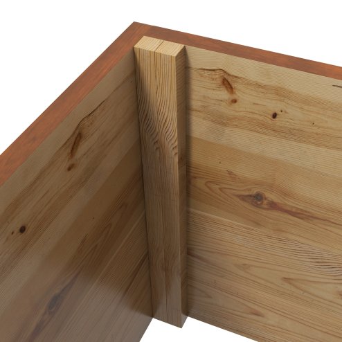 Outsunny Wood Planter with Trellis, Raised Garden Bed Privacy Screen Planter Box to Grow Vegetables, Herbs and Flowers for Garden, Patio, Deck, Orange