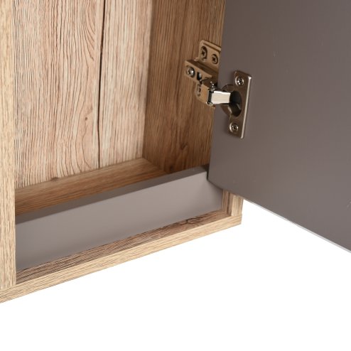 HOMCOM Bathroom Mirror Cabinet, Wall-Mounted Bathroom Cabinet with Mirror and Adjustable Inner Shelf,  57L x 14.2W x49.2H cm