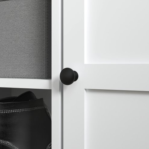 HOMCOM Shoe Bench with Seat, Shoe Storage Bench with Cushion, 2 Cabinets and Adjustable Shelf for Entryway, Hallway, Living Room, Bedroom, White