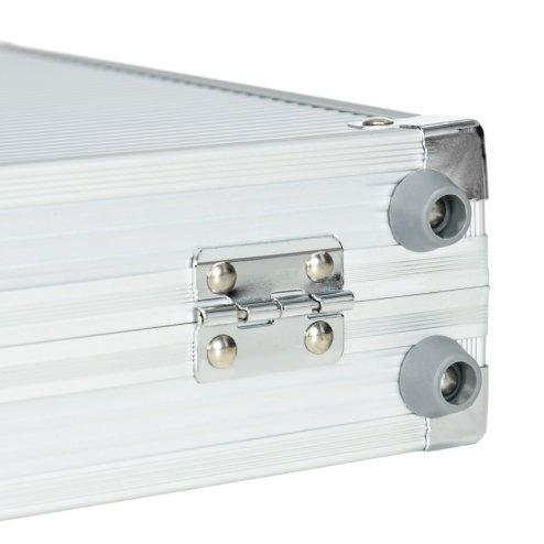 SPORTNOW 300-Piece Poker Chips Set with Aluminium Case, Holdem Poker Set with Mat, 11.5g Numbered Poker Chips, Two Decks of Cards, Dealer, Five Dices