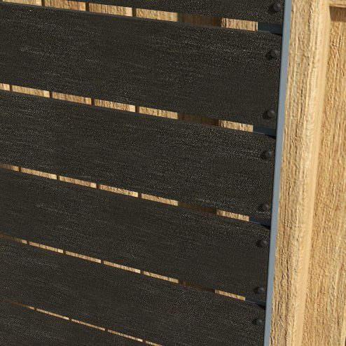 Outsunny Garden Planter with Trellis for Climbing Plants, Vines, Flowers, Freestanding Raised Bed for Garden, Outdoor, Patio, Planter Box with Drainage Gap, 72x38x150cm, Black