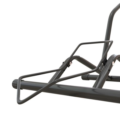 SPORTNOW Bike Floor Stand, Portable Bike Rack, Freestanding Parking Stand Holder for 16