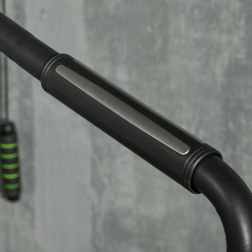 SPORTNOW Foldable Stepper Machine with 12-Level Hydraulic Resistance, Step Machine Exerciser with LCD Monitor and Drink Holder, for Home Fitness Workout, White and Black