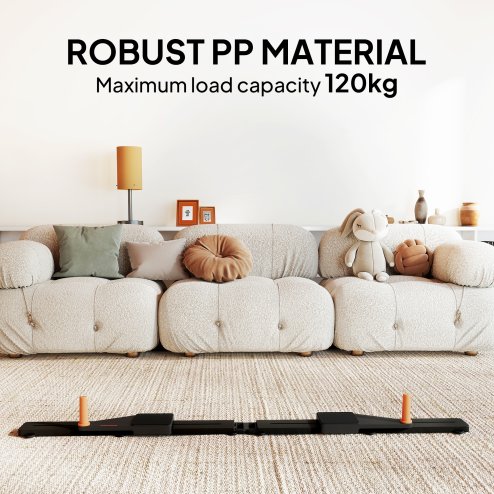 SPORTNOW Push Up Board Set of 2, Portable Press Up Board with Dual Glide Rails, Knee Pad, Pushup Stand Pilates Reformer Machine for Home Gym, Multifunctional Workout Equipment for Men & Women