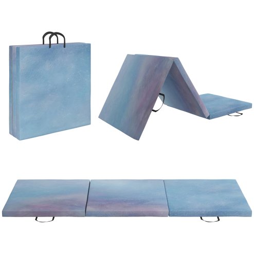 HOMCOM 6FT Foldable Gymnastics Mat, Tri-Fold 2