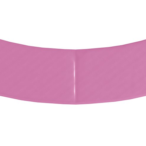 SPORTNOW 10FT Trampoline Spring Cover, Plastic Trampoline Pad Replacement with Elastic Cord, Waterproof, UV Resistant and Tear-Resistant, Pink